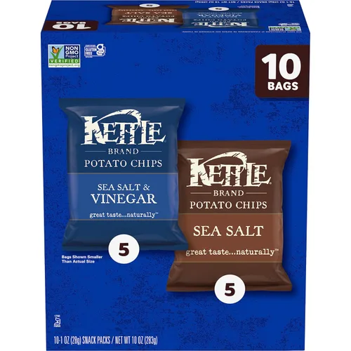 Miniatura 43 de Kettle Brand Papas Fritas, Backyard Barbeque Kettle Chips, Bolsa de Aperitivos, 1.5 Oz