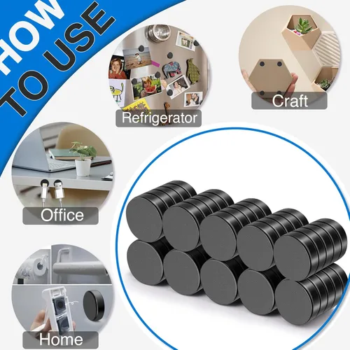 Miniatura 6 de TRYMAG Paquete de imanes de llavero con 50 imanes para refrigerador