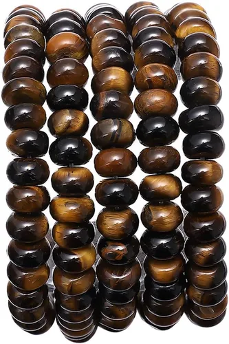 Miniatura 31 de BEADIA Cuentas Facetadas de Piedra Natural Amazonita Rondelle 3x4mm Cuentas Semipreciosas Sueltas para Hacer Joyas 38cm
