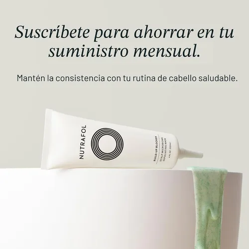 Miniatura 7 de Nutrafol Máscara Exfoliante para el Cuero Cabelludo, Elimina la Acumulación de Productos y el Aceite para un Cabello y Cuero Cabelludo Más