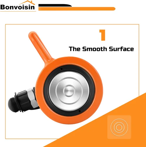 Miniatura 3 de Bonvoisin Gato Cilindro Hidráulico de 20T Porta Power Ram Cilindros de Elevación de Carrera Larga de 4" de Acción Simple para Maquinaria