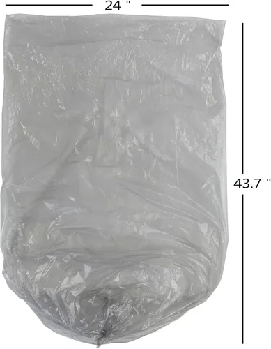 Miniatura 2 de Morcte Bolsas de basura de 18 galones, bolsa de basura gris, 100