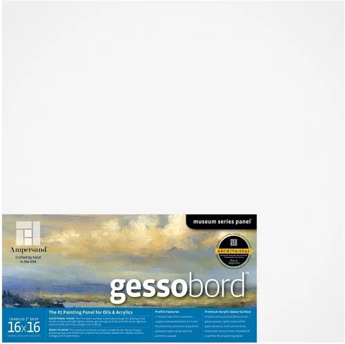 Miniatura 14 de Ampersand Art Supply Panel de Pintura de Madera con Gesso: Serie Museo Gessobord, 24" x 30", 1-1/2" Perfil Enmarcado