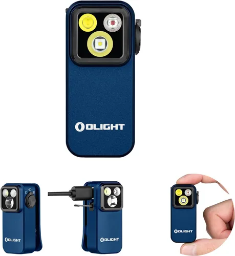 Miniatura 15 de OLIGHT Oclip Pro Linterna EDC de clip, recargable de 500 lúmenes con tres soluciones de iluminación, carga tipo C, luces magnéticas