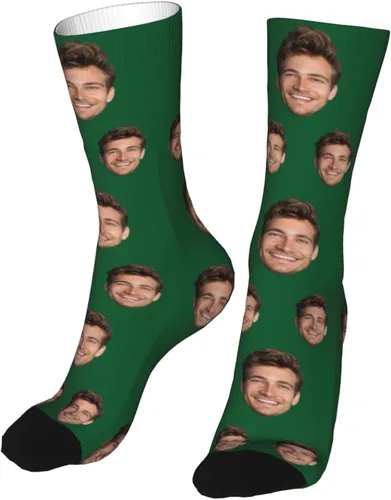 Calcetines personalizados con foto para hombres y mujeres, calcetines personalizados con imagen unisex, calcetines con caras en ellos personalizados