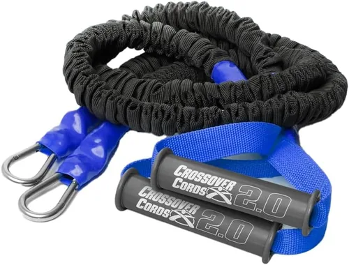 Cuerdas cruzadas – Bandas de resistencia al hombro/ejercicio – Perfecto para calentamientos, cuidado de brazos, ejercicio de manguito rotador o 25