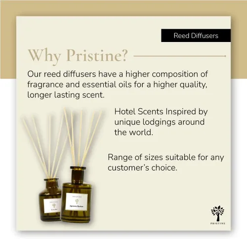 Miniatura 6 de PRISTINE Difusor de varillas de té del Himalaya/inspirado en Westin Hotel para el hogar, difusor de varillas de fragancia de bergamota fresca/té