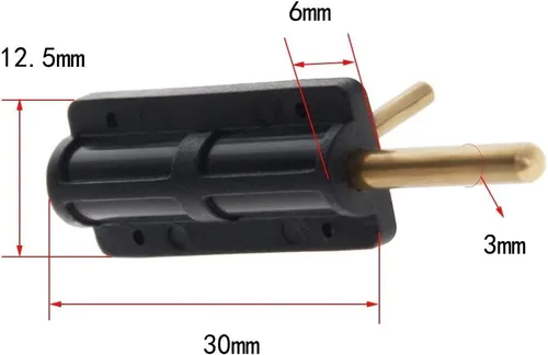 Miniatura 2 de Bettomshin Pestillos de bloqueo de la escotilla del toldo para la fijación de la cubierta de la cabina del avión RC 1.181x0.492x0.236 in negro 1pcs