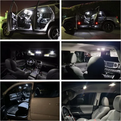 Miniatura 3 de nsautolighting Kit de 14 bombillas LED Challenger para Dodge Challenger 2012 2013 2014 2015 2016 2017 2018 2019 2020 mapas luces de maletero súper