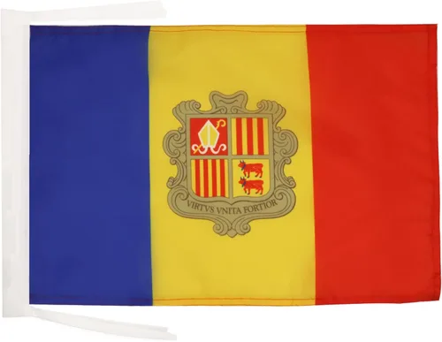 Miniatura 1083 de Bandera de México AZ FLAG, 45.7 x 30.5 cm, con cordones - Pequeñas banderas mexicanas de 30 x 45 cm - Bandera de 45.7 x 30.5 cm