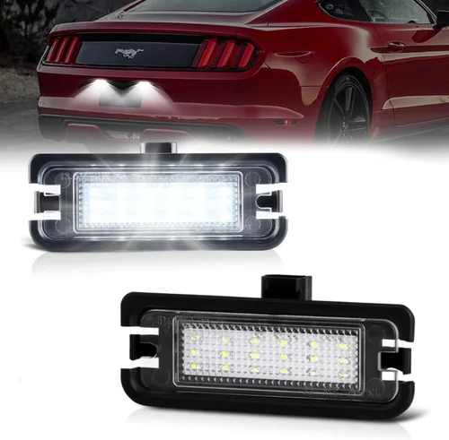 Miniatura 8 de D-Lumina Conjunto de luces LED para placas de matrícula con lámpara para etiqueta para Ford Mustang 1994-2004, alimentado por luces de etiqueta LED