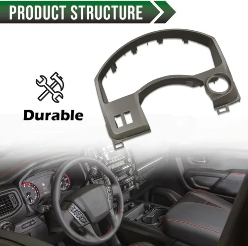Miniatura 9 de GRAND ORANGE Panel de instrumentos y salpicadero con cubierta de medidor Compatible con Nissan Titan 2004 2005 2006 / Se ajusta al panel