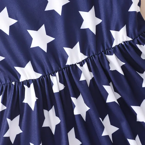 Miniatura 6 de Popshion Vestidos sin mangas para niñas pequeñas, vestido con lazo en la espalda, ropa de verano para niña, vestido de fiesta de cumpleaños