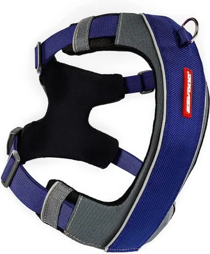 Miniatura 13 de EzyDog X-Link - Arnés para perro, reflectante y acolchado, sin tirones, para entrenamiento y paseos diarios, con 2 puntos de fijación para correa