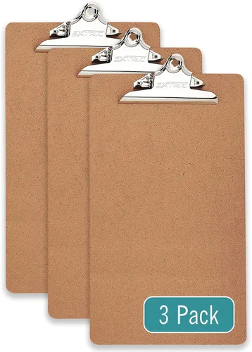Miniatura 9 de 3 portapapapeles de tamaño legal, portapapeles de 9 x 15.5 pulgadas, tablero de clip con clip de metal, portapapeles largo, clip grande