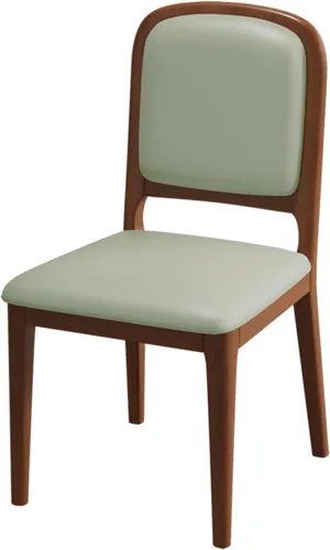 Miniatura 23 de Solid Wood Dining Room Chairs Minimalist,Kitchen Chairs with Soft Padded Back,Living Room Chair for Office Reading,Wood Frame,Armless Vanity