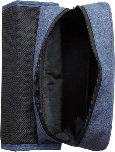 Miniatura 5 de Brookstone Neceser de viaje – Neceser para mujeres y hombres con gancho para colgar – Organizador de artículos de tocador ligero para viajes, Azul