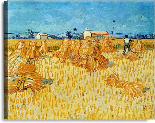 Miniatura 292 de A&T ARTWORK Noche estrellada sobre el Ródano de Vincent Van Gogh. Tamaño del marco: 36 x 30 pulgadas, tamaño de la imagen: 30 x 24 pulgadas