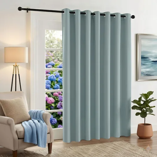 Miniatura 99 de RYB HOME - Cortinas opacas para patio - Cortinas con ojales sólidos, paneles de ventana grandes, eficiencia energética, cortinas de privacidad