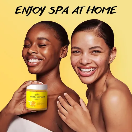 Miniatura 6 de POP MODERN.C Exfoliante corporal de cúrcuma y vitamina C para eliminar la piel muerta, mejora las manchas oscuras, acné, exfoliante orgánico natural