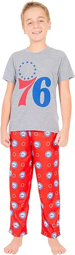Miniatura 26 de Ultra Game Conjunto de pijama y camiseta oficial de la NBA de 2 piezas para jóvenes Tallas de niño
