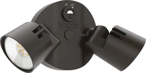 Miniatura 13 de Lithonia Lighting HomeGuard - 2 luces LED de inundación para exteriores, luces LED para exteriores, sensor de atardecer a amanecer, lúmenes Blanco