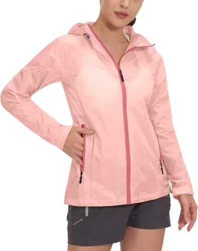 Miniatura 2 de Little Donkey Andy Chaquetas de lluvia impermeables para mujer, ligeras, UPF50, para senderismo, viajes, pesca