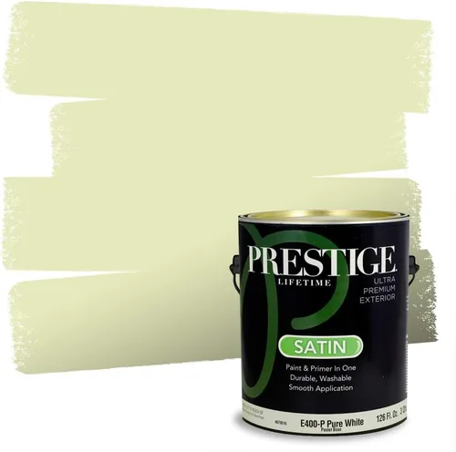 Miniatura 152 de PRESTIGE Pinturas Pintura interior e imprimación en uno, 1 galón, cáscara de huevo, aventura