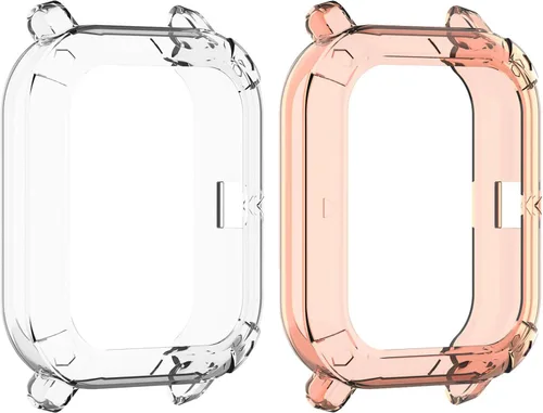 Miniatura 2 de Funda compatible con Xiaomi Huami Amazfit GTS, accesorios de reloj, TPU suave, a prueba de golpes, protector delgado, protector de parachoques Cinco
