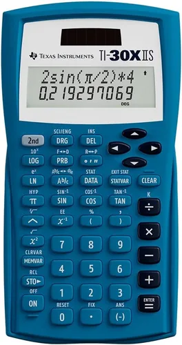 Miniatura 13 de Calculadora científica Texas Instruments TI-30 X IIS 2-Linea, Blanco