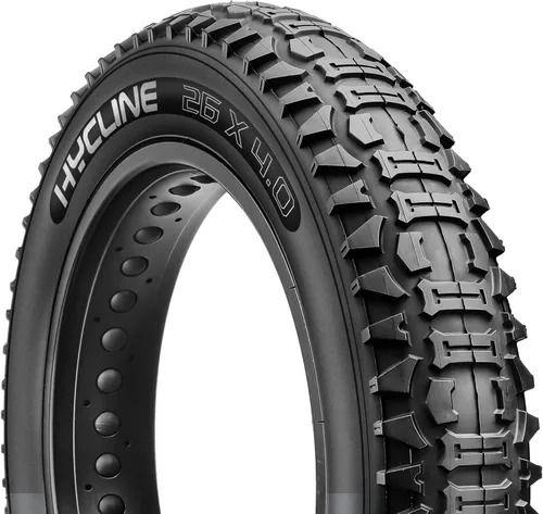 Hycline Neumático de repuesto para bicicleta Ebike: 20x4.0/26x4.0 pulgadas, neumáticos eléctricos resistentes plegables de grasa, neumáticos de