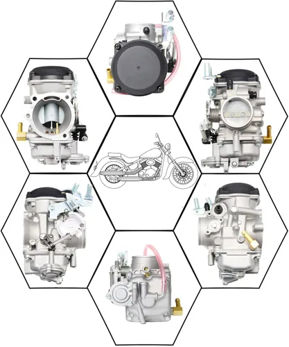 Miniatura 2 de Repuesto de carburador CV40 para Harley Davidson Sportster 1200 XLH1200 Sportster 883 XL883 1998-2016 / Softail 1988-2017 / Dyna FXR FXD 1988-2016