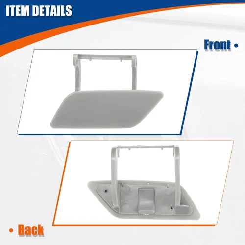 Miniatura 5 de uxcell 1 Uds. Cubierta de boquilla de pulverización para lavadora de faros delanteros izquierdos No.A1648600908 para Mercedes ML Clase W164 ML350
