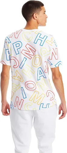Miniatura 3 de Champion Camiseta Graphic Heritage para hombre AOP, BlancoNegro