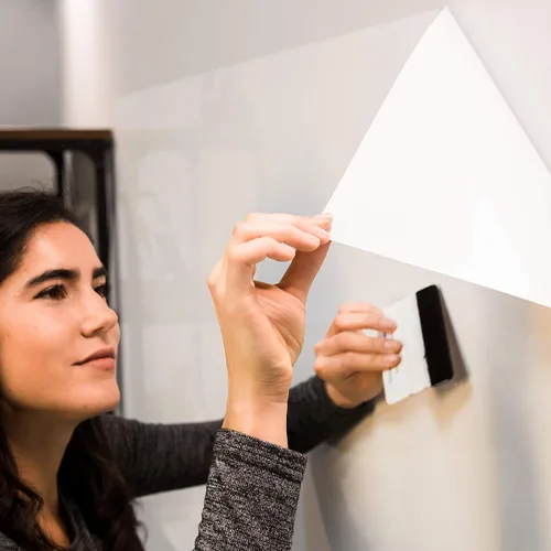 Miniatura 5 de Pizarra blanca de borrado en seco para pared, grande, autoadhesiva, extraíble, papel de contacto que no deja residuos, para niños, hogar y oficina