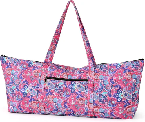 Boulder Bee | Bolsa para esterilla de yoga | Gran portaesterillas de yoga con bolsillo para artículos mojados | Regalos de yoga | Bolsa de gimnasio
