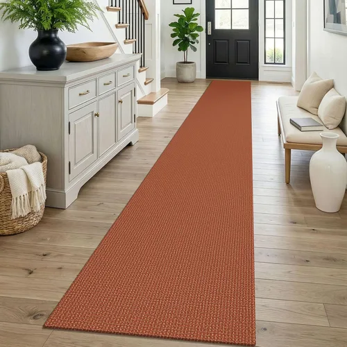 Miniatura 40 de KOZYFLY - Tapetes para entrada, lavable, tejido, con respaldo de goma antideslizante, de algodón, interiores, cocina, entrada, vestíbulo y puerta
