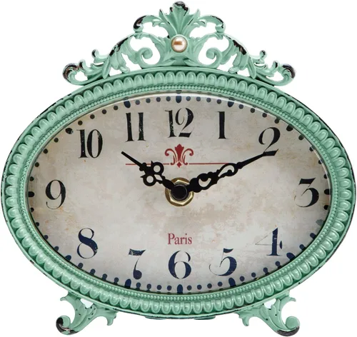 NIKKY HOME Reloj de mesa estilo vintage