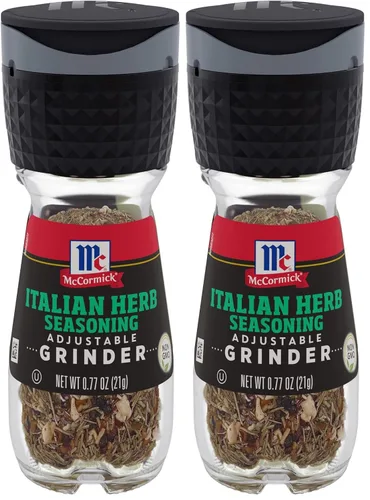 Miniatura 8 de McCormick Molinillo italiano de condimentos para hierbas, 0.77 onzas (paquete de 6)
