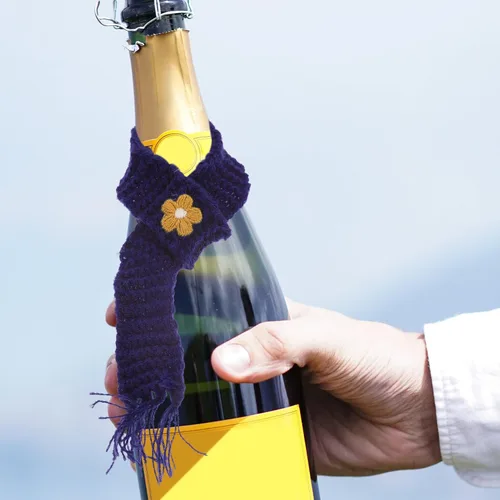 Miniatura 9 de EXCEART 10 piezas mini muñeca decorativa bufanda de muñeca DIY bufanda kawaii mini bufanda mini casa muñeca bufanda suministro de botella de vino
