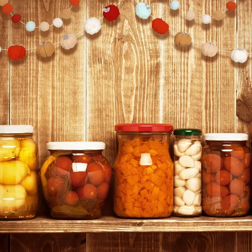 Miniatura 5 de Guirnalda de bolas de fieltro de calabaza pequeña, guirnalda de pompones de calabaza, pancarta de fieltro de calabaza, decoración de bola para Atumn