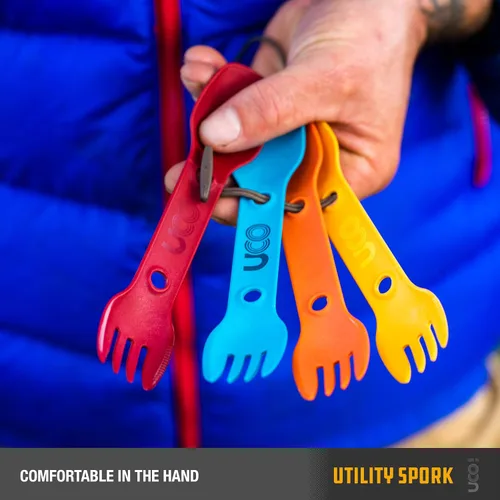 Miniatura 5 de UCO Utility Spork 3 en 1 Combo Cuchara-Tenedor Cuchillo Utensilios de camping