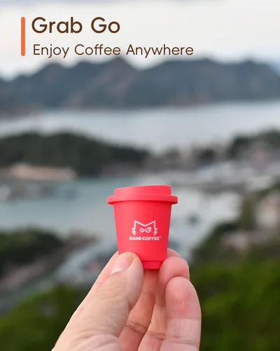 Miniatura 7 de Rami Coffee Café en polvo instantáneo liofilizado de café instantáneo, tostado medio 100% arábica, 6 paquetes individuales portátiles para el hogar