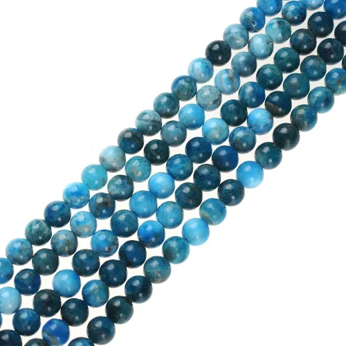 Miniatura 4 de Cuentas de apatita para hacer joyas 0.236 in Cuentas redondas de piedra para pulseras piedra de jaspe natural 60pcs/Strand