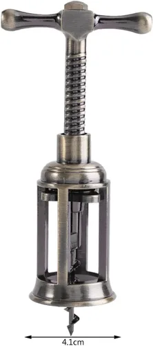 Miniatura 2 de Abridor de vino, sacacorchos de aleación de zinc con abrebotellas multifuncional, tornillo de corcho multifuncional manual para camarero