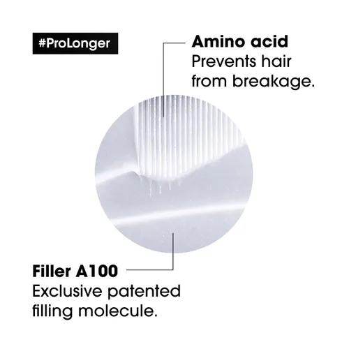 Miniatura 5 de L'Oréal Professionnel Paris Máscara profesional más larga: reduce la rotura y la apariencia de las puntas abiertas para tipos de cabello fino