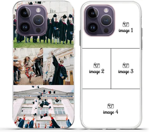 Fundas de teléfono personalizadas, compatibles con iPhone 17, 16, 15, 14, 13, 12, 11 Pro Max Plus X, fabricada en Estados Unidos, crea tu propia 4