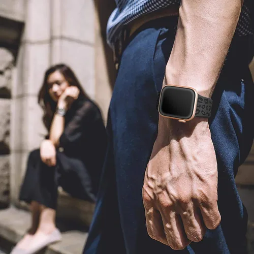 Miniatura 5 de CreateGreat Correas de leopardo grabadas compatibles con Apple Watch Band de 1.575 in 1.614 in 1.496 in 1.654 in 1.732 in 1.772 in 1.811 in 1.929 in