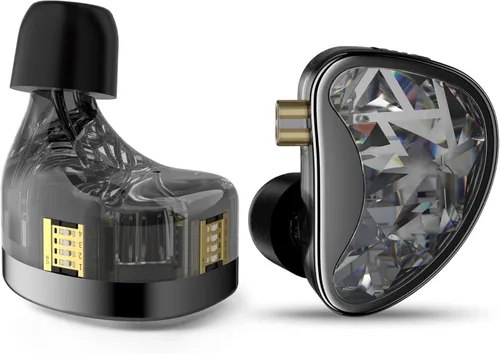 KZ AS24 - Auriculares con monitor intrauditivo con controladores 24BA, auriculares IEM de alto rendimiento con 8 interruptores de sintonización,
