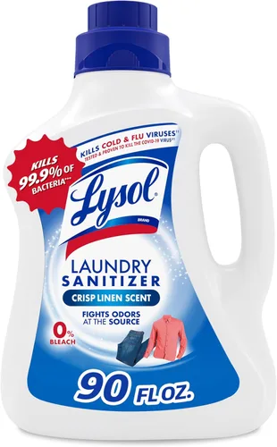 Lysol Líquido desinfectante para la ropa, aditivo detergente para ropa y ropa de cama, elimina las bacterias que causan el olor, lino vigorizante,